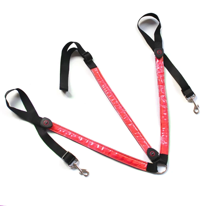 Horse Webbing Harness Collar Breastplate Adjustable Night Visible LED Light Chest Belt Safe Riding Equipment | Спорт и развлечения
