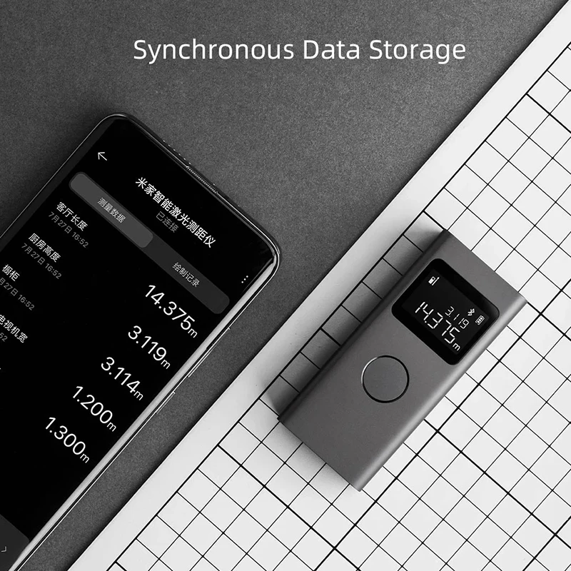 Дальномер Xiaomi Mijia умный лазерный измеритель расстояния для домашнего