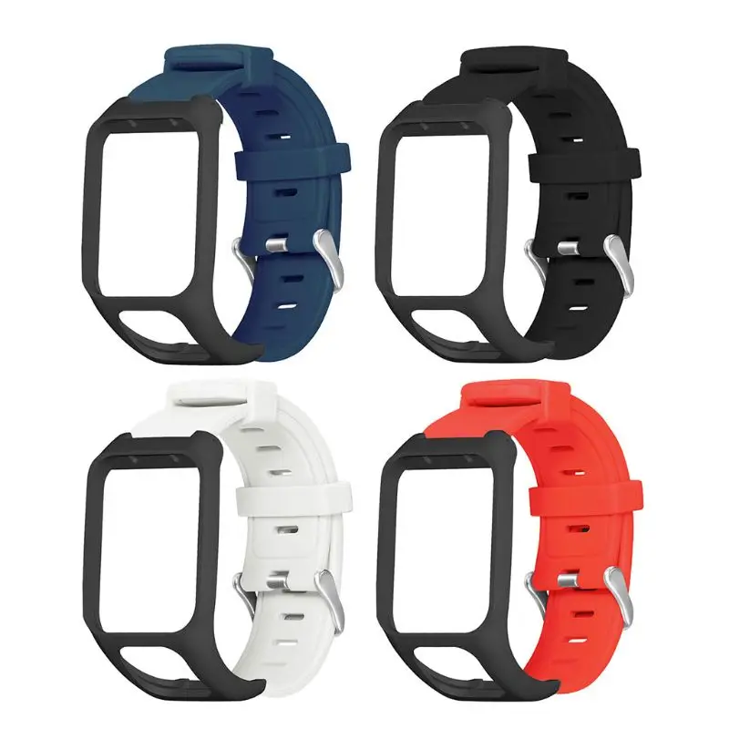 

B03F Silicone Band Compatible for TOMTOM Runner3 for Smart Watch Wrist Strap Loop Bracelet Replacement Waterproof Belt
