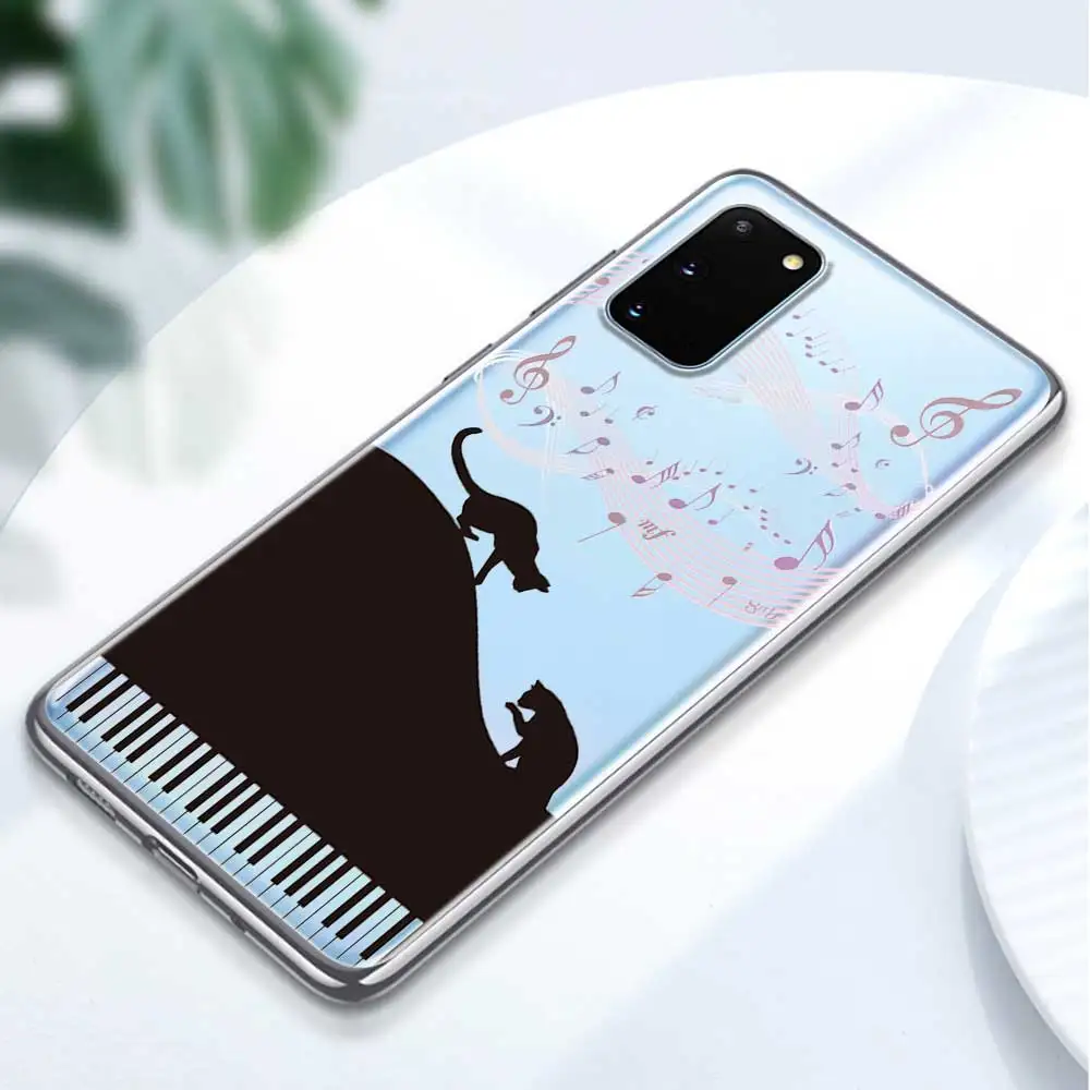 

Cartoon Cat Case for Samsung Galaxy S21 S20 S10 S9 S8 Plus Ultra S10e A51 A50 A71 A70 A20E A21S 40 NOTE 20 10 9 8 Plus TPU Funda