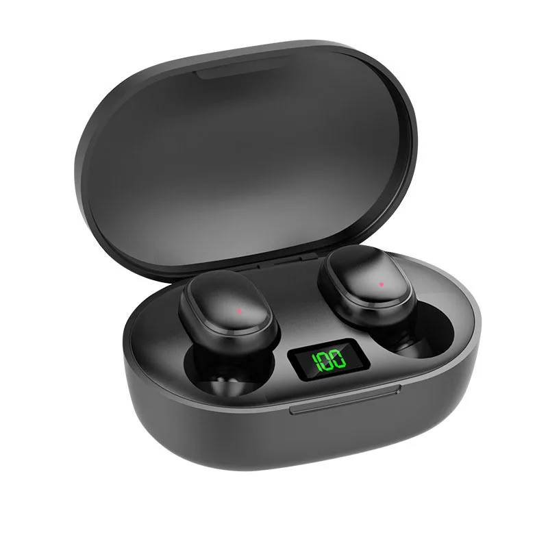 

E6S TWS Bluetooth 5.0 Headphones Wireless In Ear Bass Earphones Sports Handsfree Headsets True Wireless Earbuds For Xiaomi Redmi