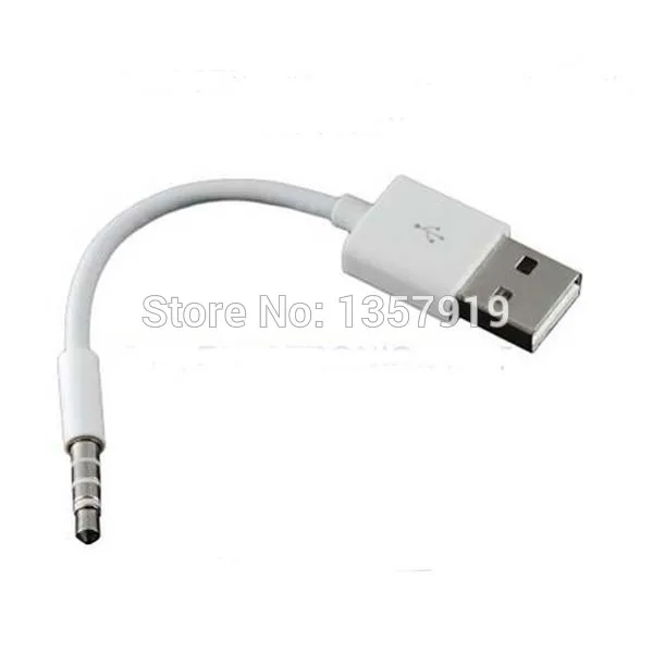 Шнур для наушников 3 5 мм USB 2 0 Φ M к 10 см новый Apple ipod shuffle 3-го 4-го 5-го 6-го поколения