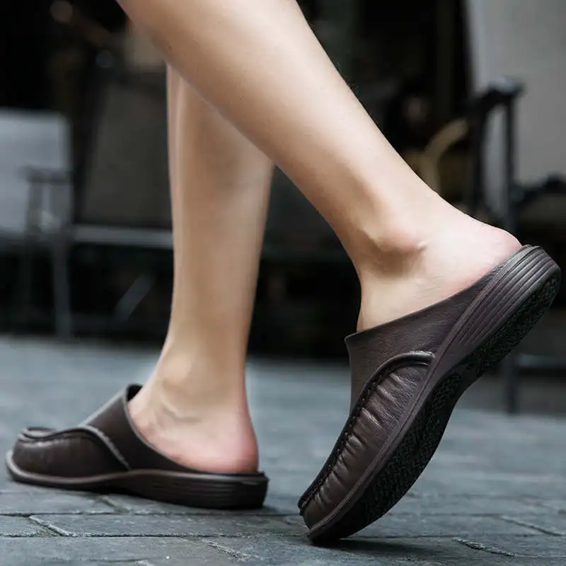 

Сандалии Zapat мужские резиновые, брендовые тапки для увеличения роста, высокие босоножки для тенниса, обувь для дома, летние