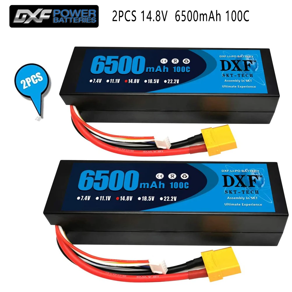 dxf lipo батарея 111 v 3s 148 v 4s 5000 мач 5200mah6750mah 6500 мач 50c 100c 20