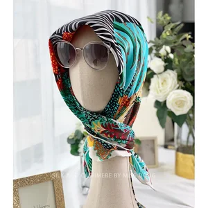 Шарф женский из 100% шелка, 35 х35 дюймов