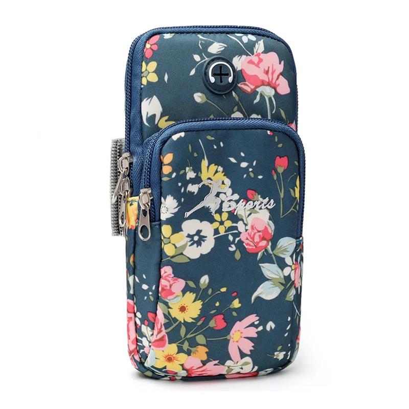 

Fashion Floral Sport Running Armband Bag for iPhone Waterproof Arm Bags Band Phone Holder for Samsung Huawei Xiaomi Phone Pouch