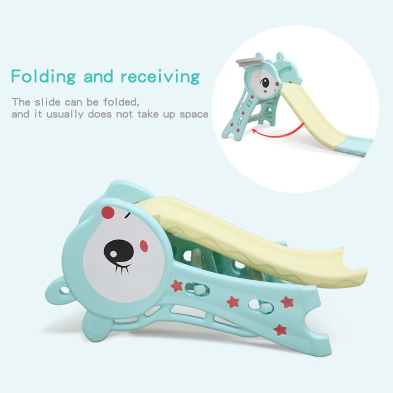 Детская горка с баскетбольной коробкой комбинированная домашняя игровая