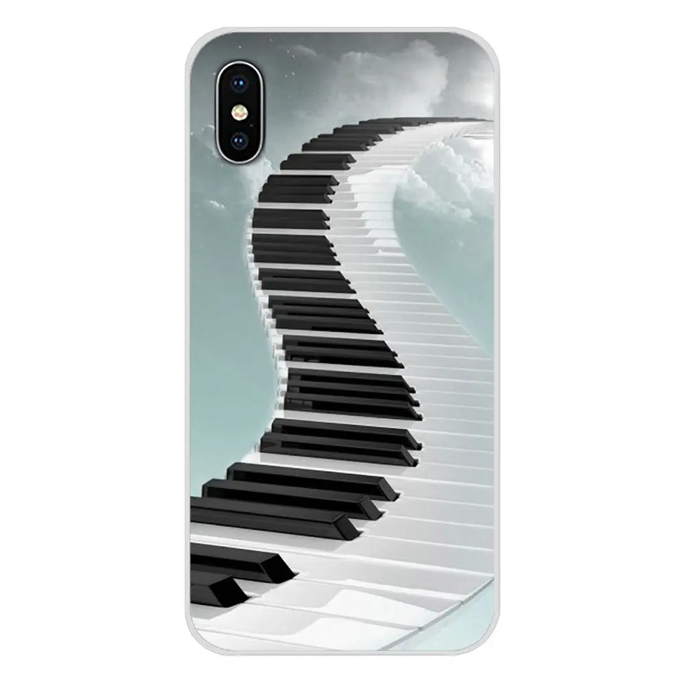 Music piano keyboard Accessories Phone Cases Covers For Xiaomi Redmi 4A S2 Note 3 3S 4 4X 5 Plus 6 7 6A Pro Pocophone F1 | Мобильные