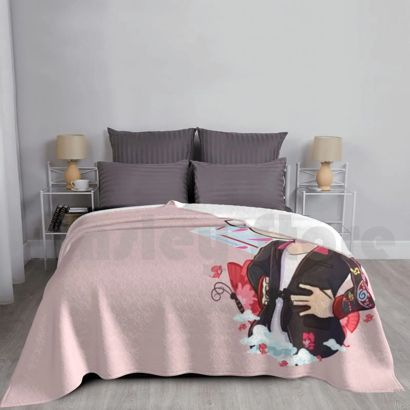 

Utapri Ranmaru Kurosaki Setsugetsuka Chibi Blanket For Sofa Bed Travel Utapri Uta No Prince Sama Quarter Night