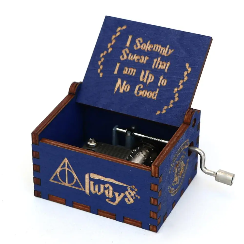 Старинная деревянная резная музыкальная шкатулка черная Музыкальная с ручным