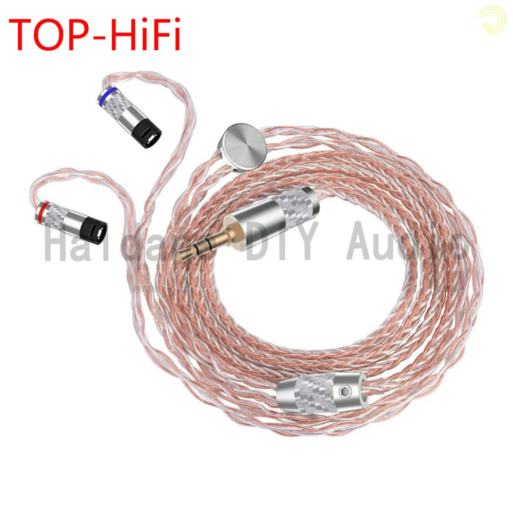 

TOP-HiFi 3.5/2.5/4.4mm Balanced Copper Silver Plated Mixed Headphone Upgrade Cable For IE80 IE8 IE8I IE80S Headphones