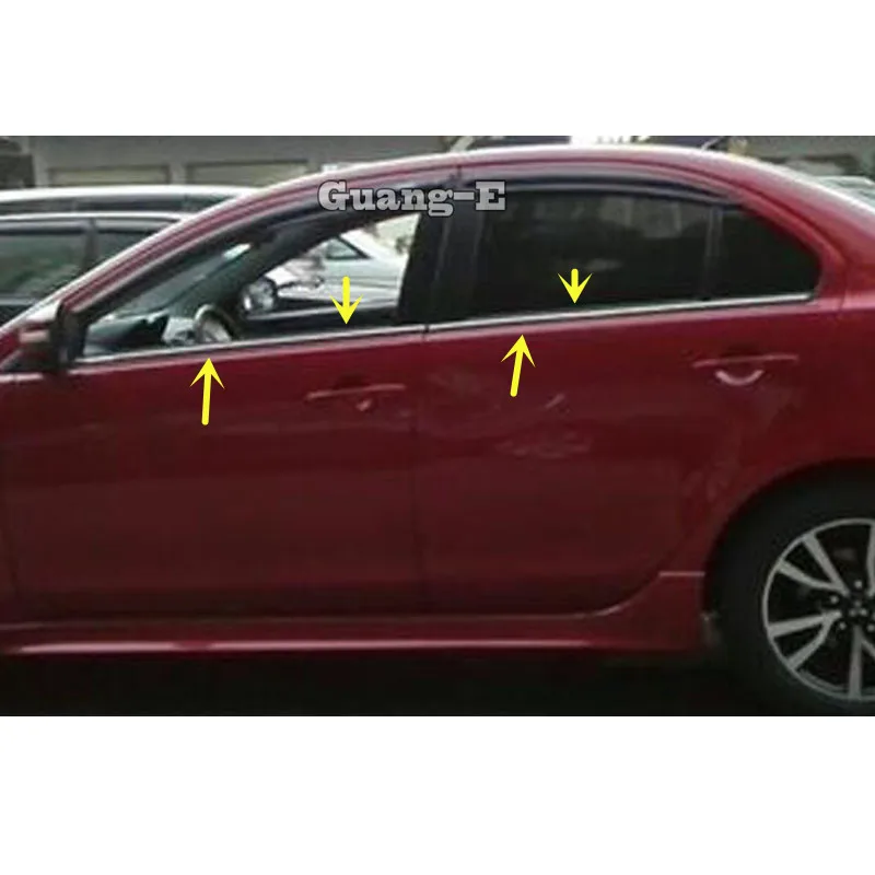 Для Mitsubishi Lancer EX 2010 2011 2012 2013 автомобильный чехол Палочка из нержавеющей стали для