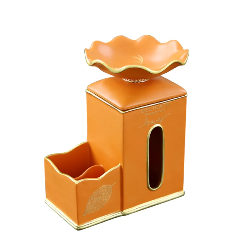 

Cute Napkin Cases Storage Tissue Boxes Modern Box Decoration Luxury Living Room Coffee Table Boite Mouchoir Storage Desk EH50TI