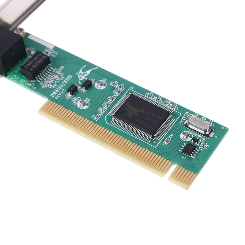 Чипсет PCI NIC RTL8139 100 Мбит/с RJ45 Ethernet рабочий адаптер для локальной карты компьютера