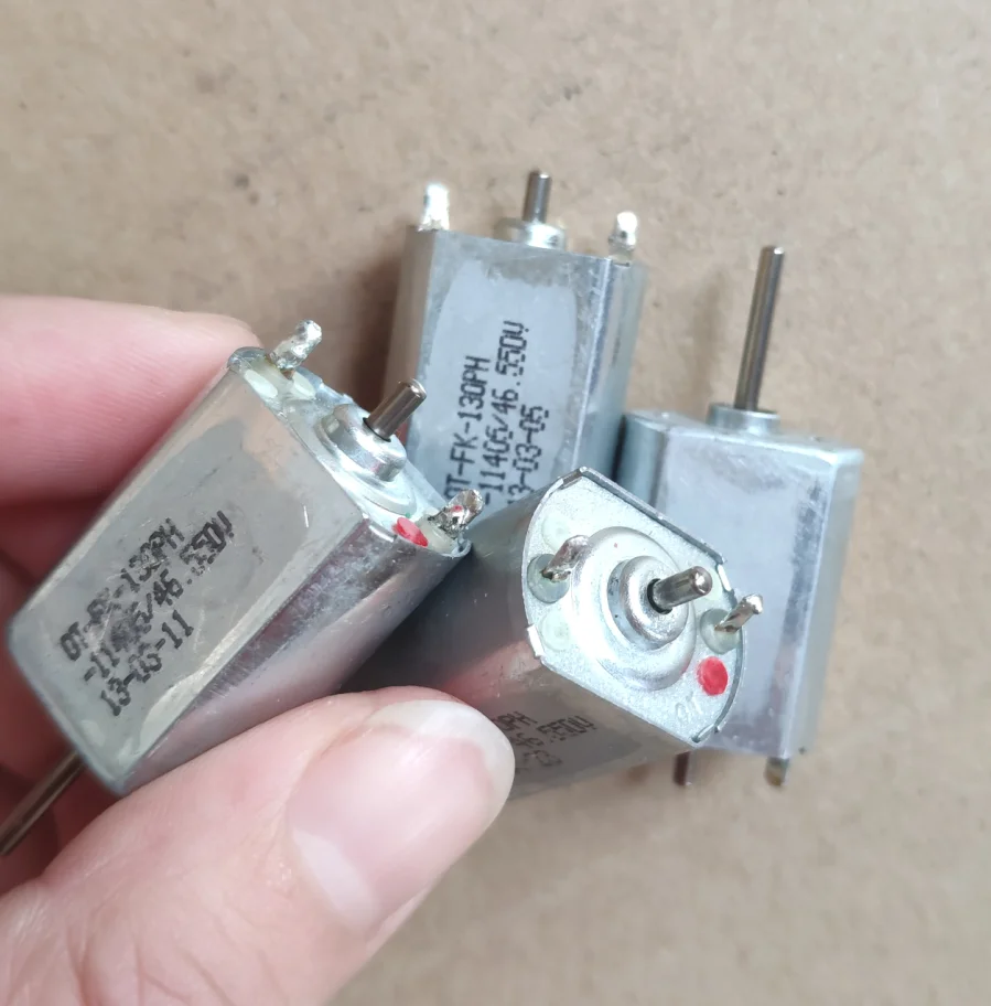 10 шт./лот! Двойной выходной вал 130 стандартный двигатель карбоновая щетка 3 В ~ 6 в