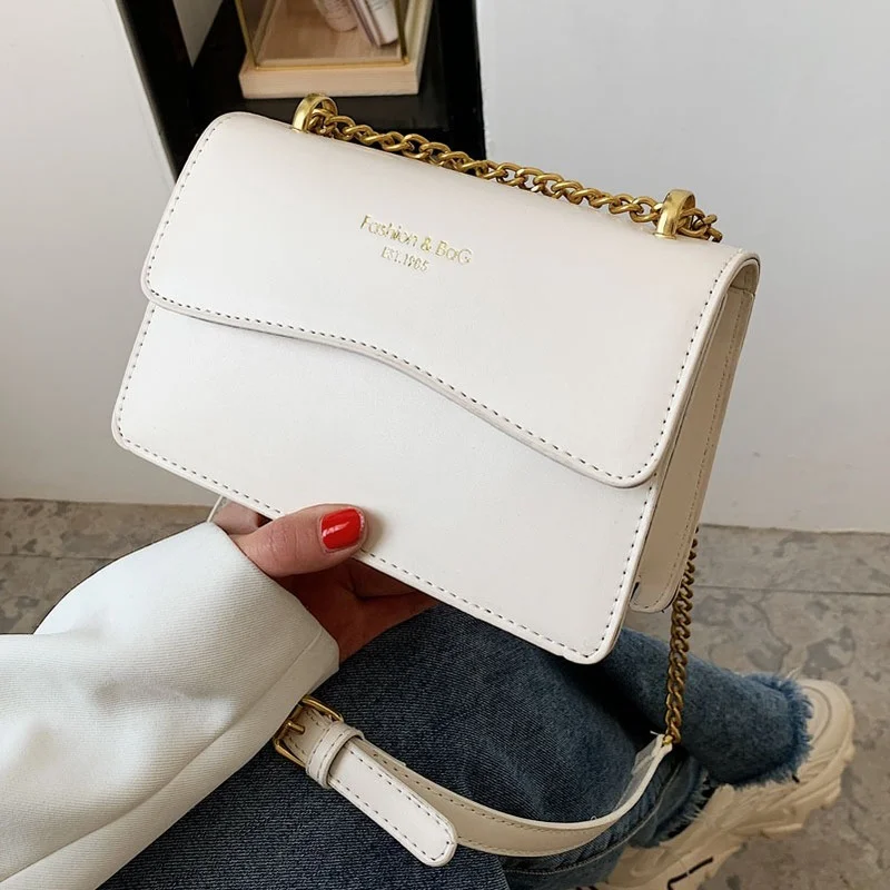 

High-quality Niche Design Chain Handbags 2021 New Trendy Fashion Simple Ladies Messenger Bag Korean Version Small Square Bag