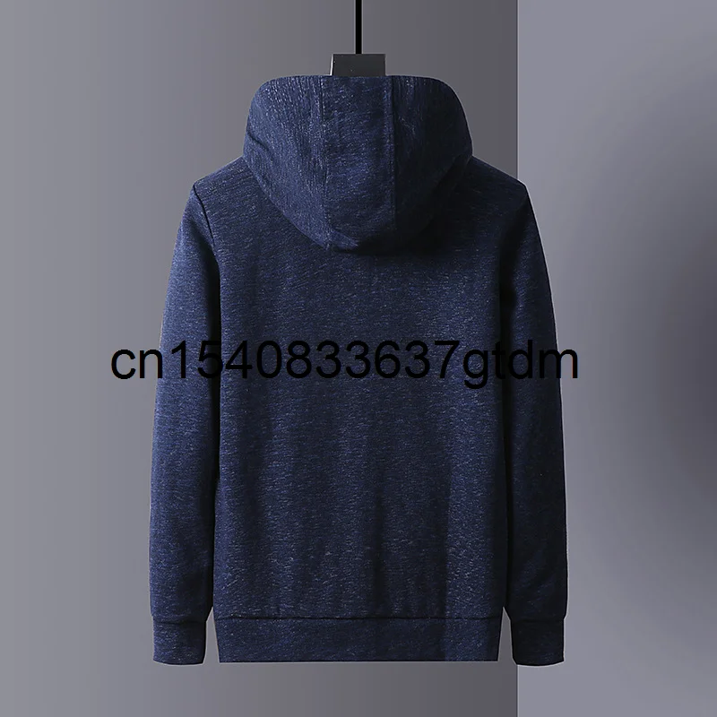 

2021 autumn new young men's fattening and sports leisure hooded jacket men's fat knitted cardigan coat