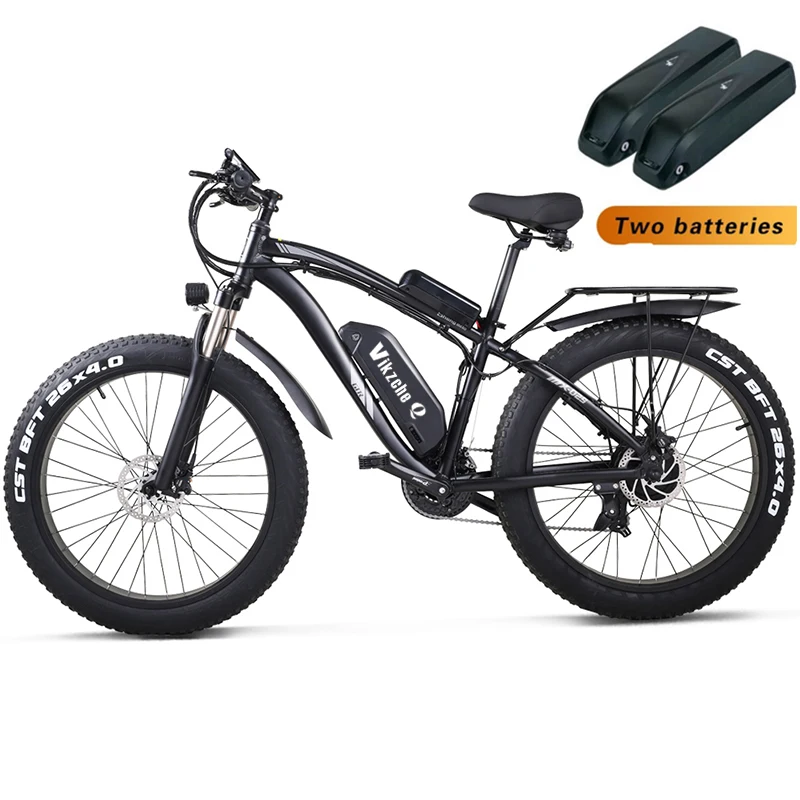 Preise Vikzche Q 26 Zoll Fett Reifen Bike 48V 17ah 1000W Motor Schnee Elektrische Fahrrad Mit Shimano 21 Geschwindigkeit Berg Pedal Unterstützen