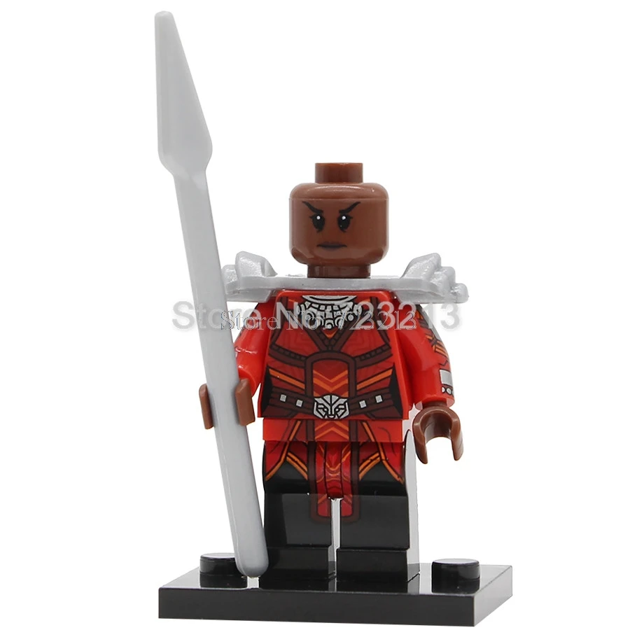 Ayo Одиночные супер герои Мстители танос Коллекционная Фигурка Starhawk Ayo Vision Okoye Kraglin строительные блоки наборы модели кирпичные игрушки - Цвет: Ayo