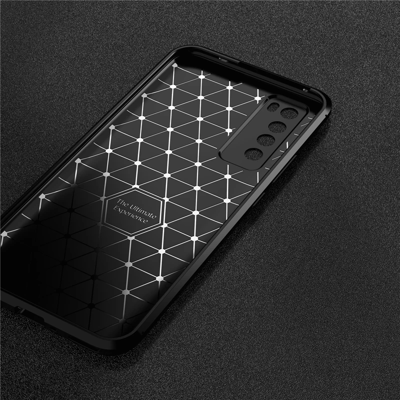 case for huawei nova 7 cover huawei nova 7 ultra thin soft tpu silicon carbon fiber back cover for huawei nova 7 5g case free global shipping