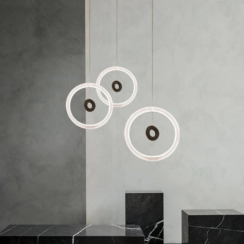 Железные подвесные светильники в скандинавском стиле освещение для гостиной