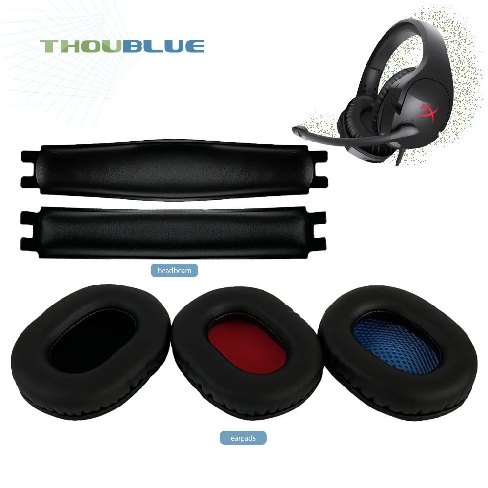 Сменные амбушюры THOUBLUE для наушников HyperX Cloud Flight Stinger с пенным наполнителем