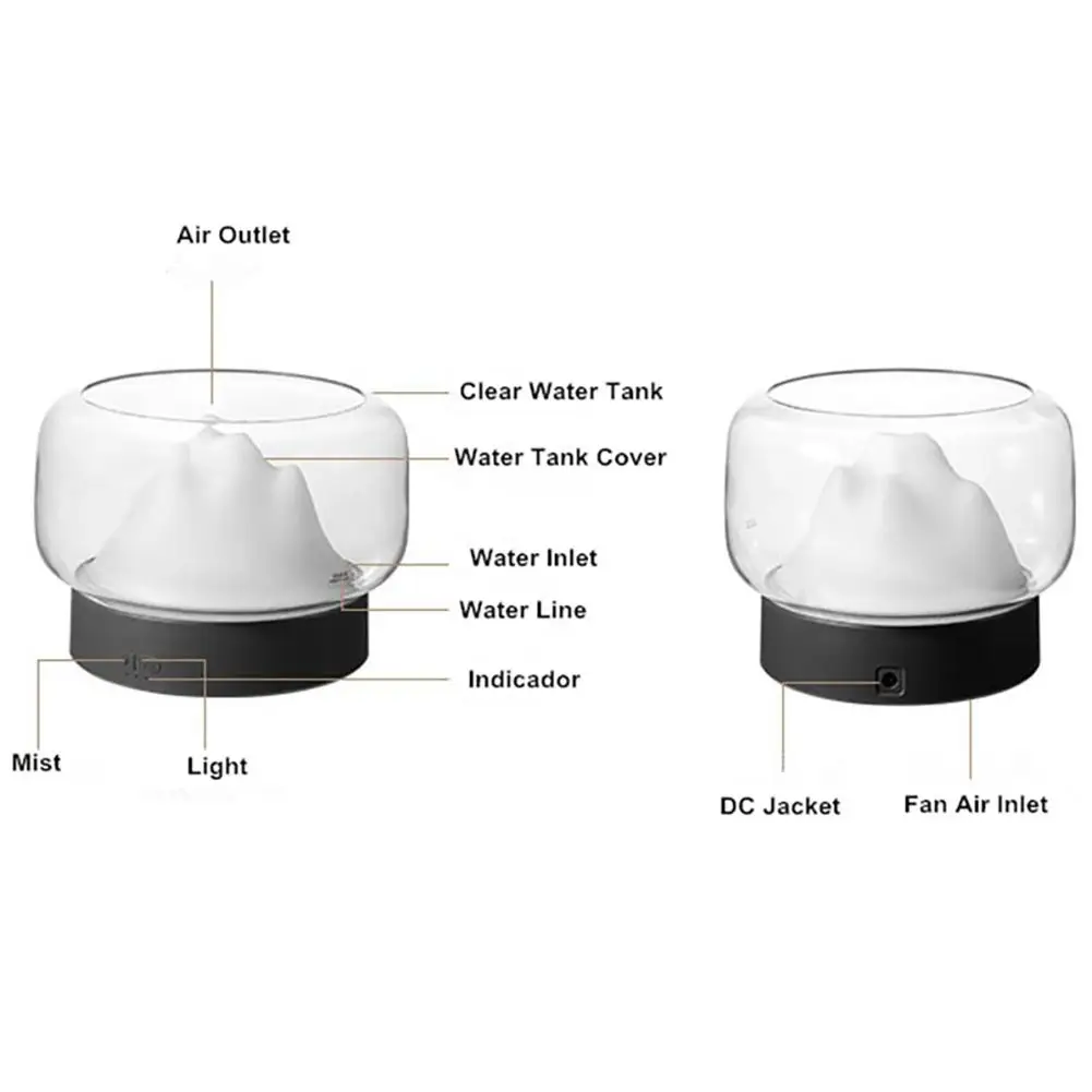 Диффузор эфирного масла аромадиффузор 400 мл эфирное масло для ароматерапии