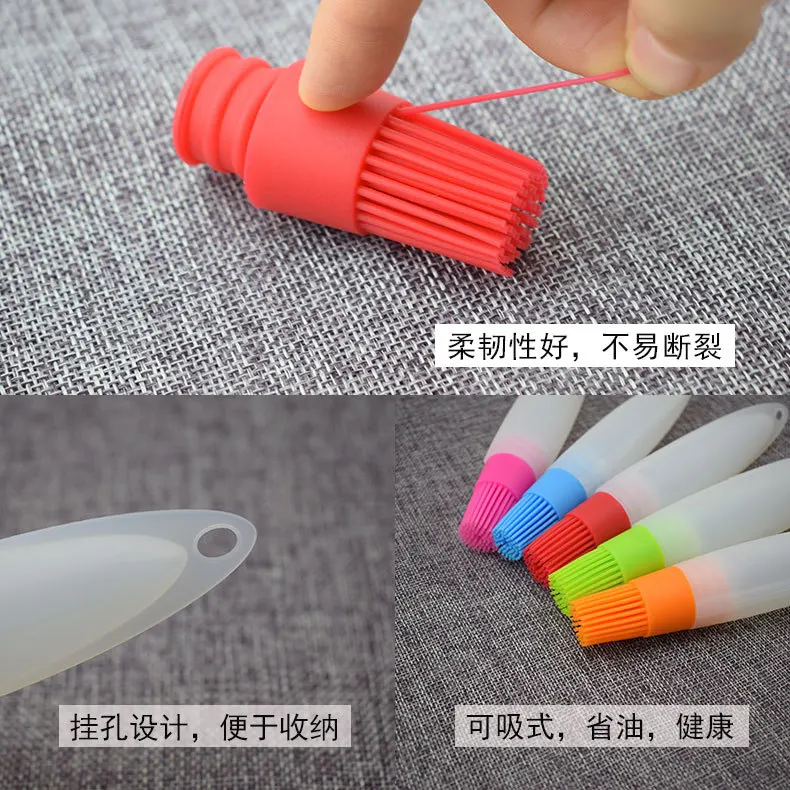 Различные силиконовая щетка для меда масла приправы с масло косметика