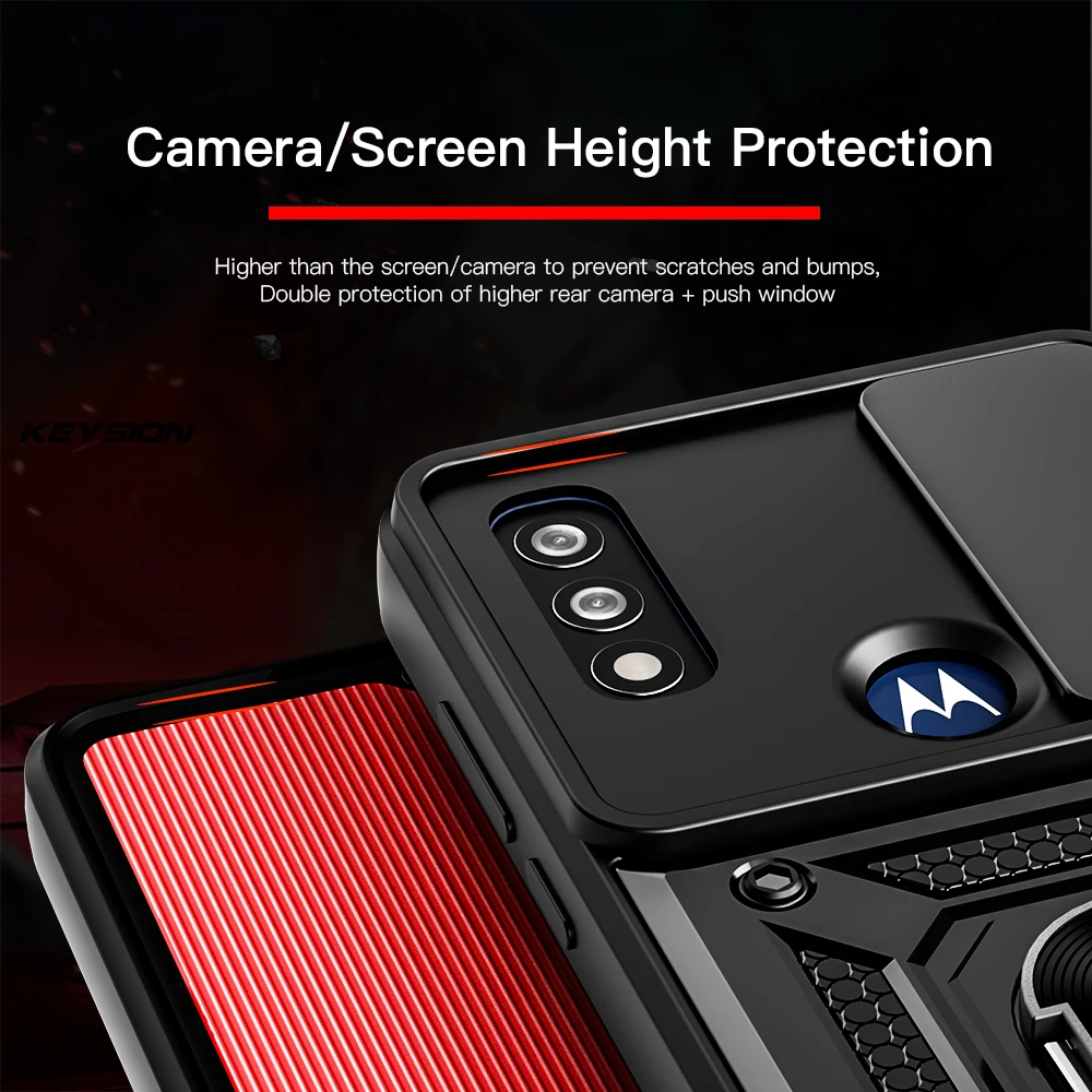 keysion shockproof case for motorola g pure g power 2021 g stylus 2022 5g phone cover for moto g9 play g60 g100 g50 g30 edge s free global shipping