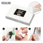 Безворсовые салфетки для снятия лака для ногтей ROSALIND 900 шт.лот, обезжиривающие салфетки для ногтей, хлопковые салфетки для дизайна ногтей, инструмент для маникюра, строгальный станок для снятия лака