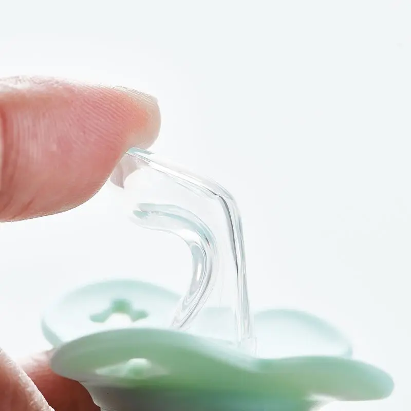 

Baby with Lid Butterfly Shape Round and Flat Teat Silicone Sleep Pacifier Newborn Boys Girls Bite Chew Supplies