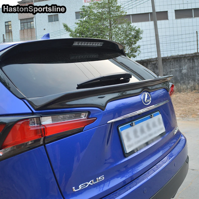Для Lexus NX ARTISAN Style карбоновое волокно задний багажник средний спойлер крыло 2014