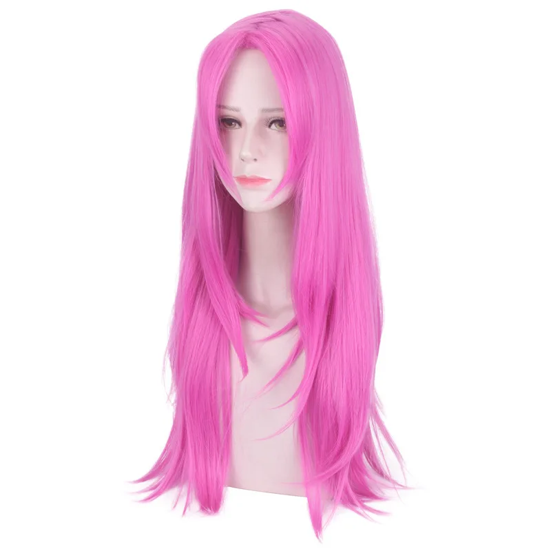 JOJO's Bizarre Adventure Golden Wind Diavolo Pink Long Wig Cosplay Costume Heat Resistant Synthetic Hair Men Women Wigs |