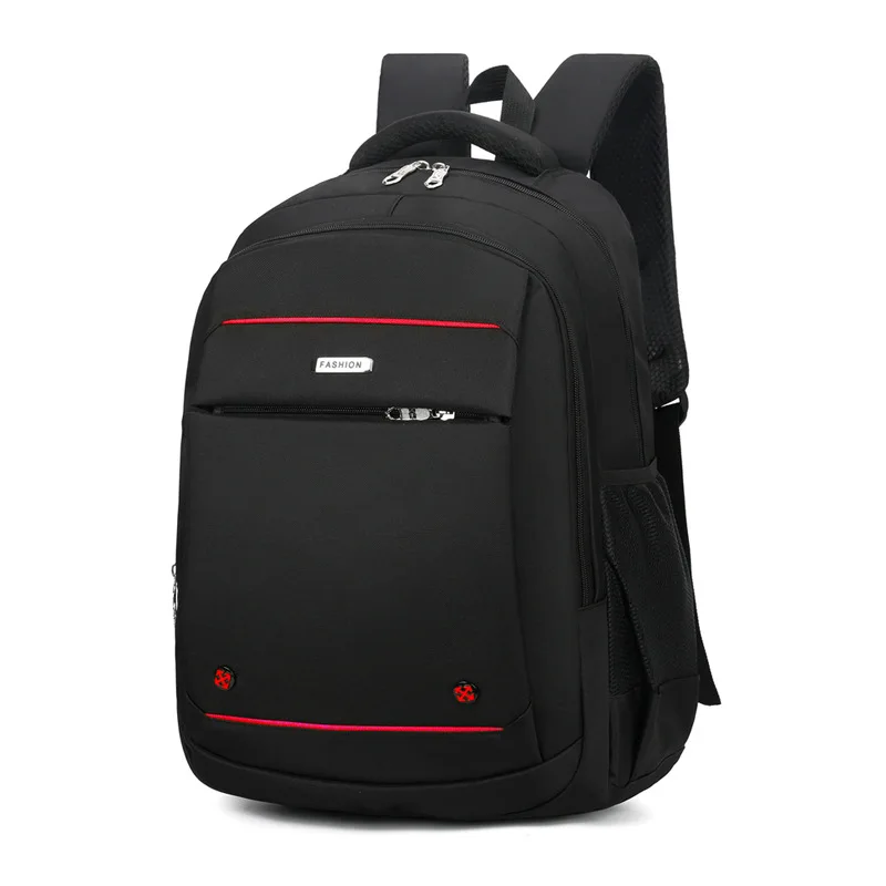 

Large Capacity Men Backpack Teenage Boys School Bags Nylon Black Back Pack