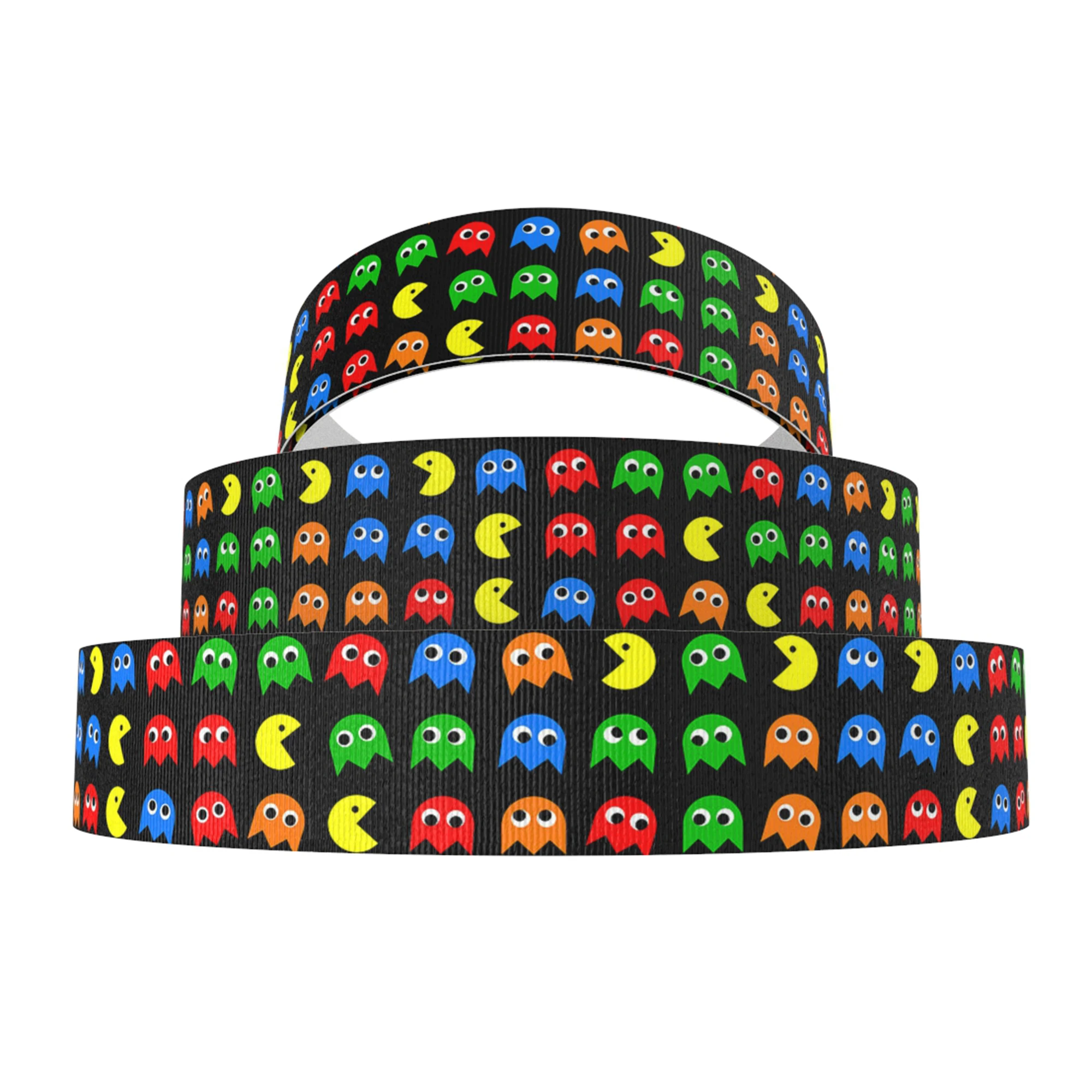 5 ярдов разноразмерная Репсовая лента в горошек для мультяшных персонажей