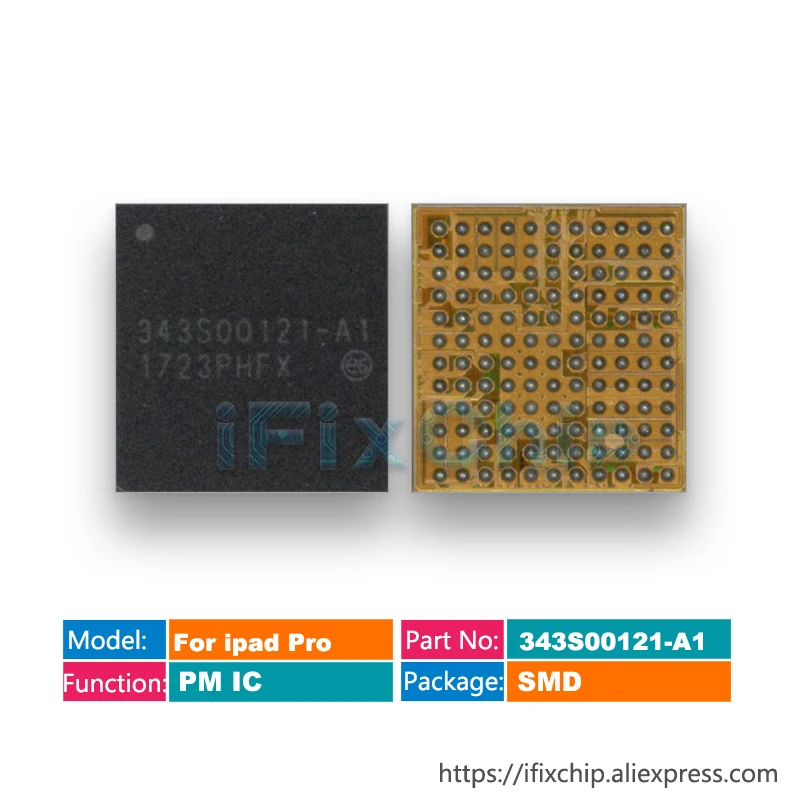 

1-5pcs/lot 343s00121-A1 343S00121 for iPad pro 10.5 (2017) A1701 For iPad Pro 10.5/12.9 Power PMIC charging IC Chip