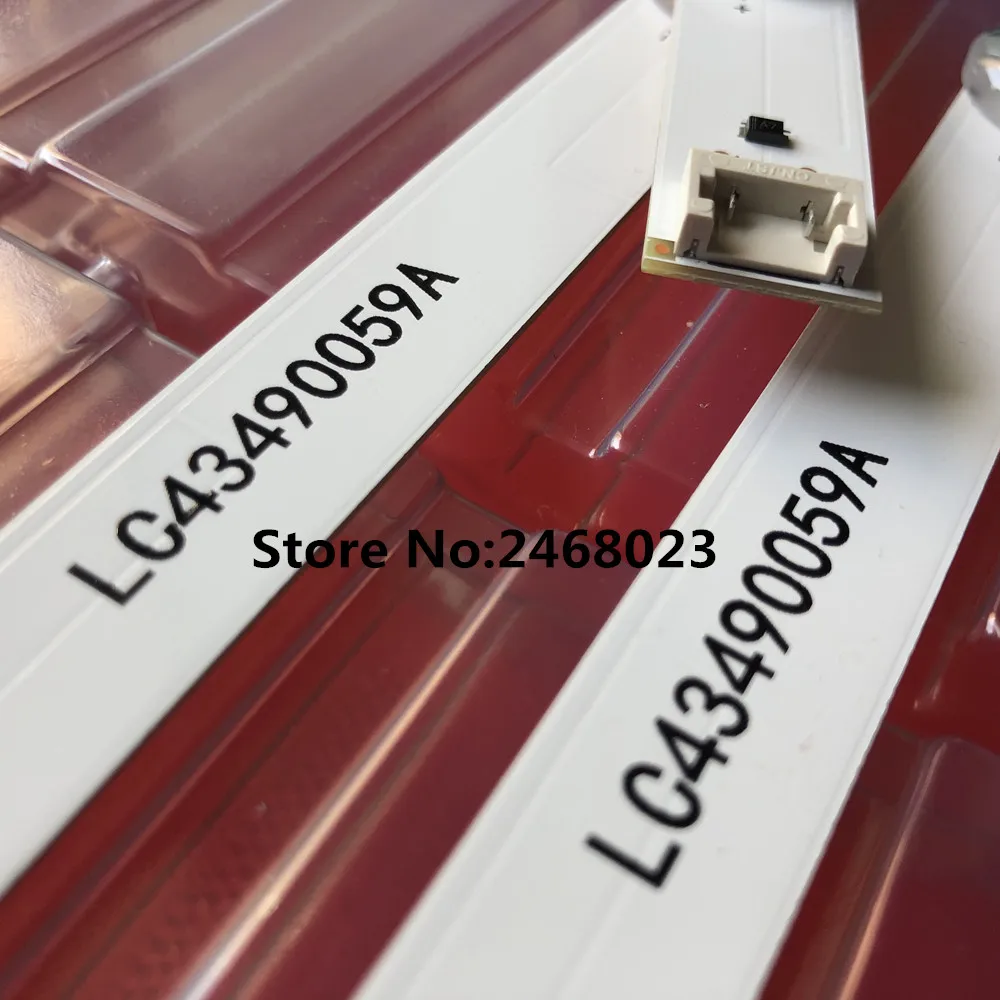 Новинка Светодиодная лента 83 см с 7 светодиосветодиодный для LG 43UK6300PLB 43UJ634V 43LJ61_FHD_L