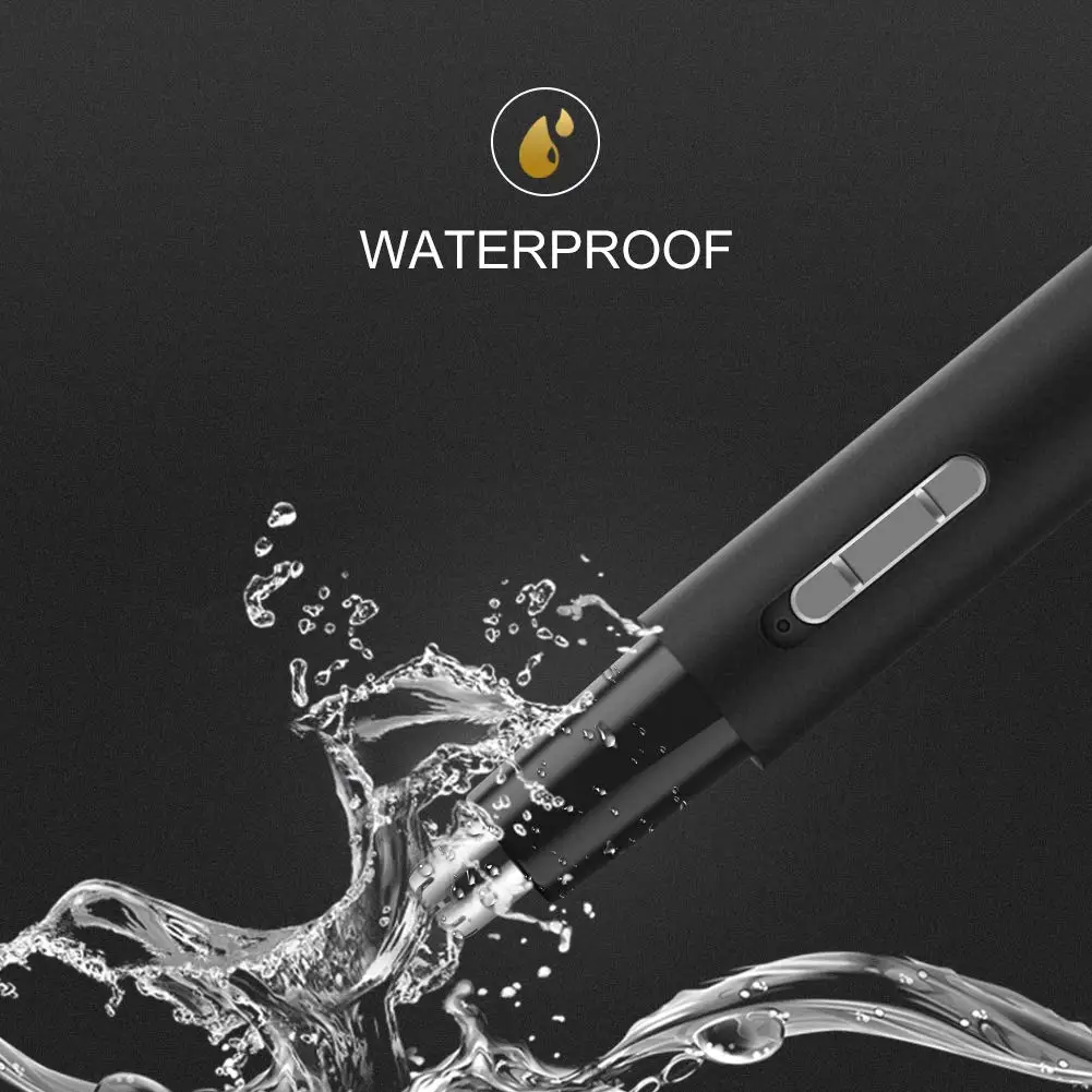 

Nose and Ear Hair Trimmer Professional Painless Electric Nose Hair Trimmer IPX7 Waterproof for Easy Cleansing Dual Edge Blades