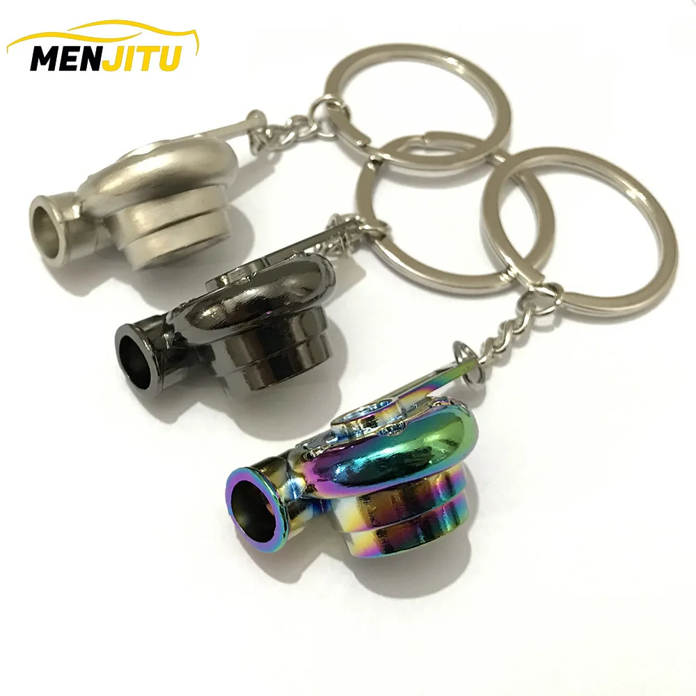 Брелок на колесо с черным ободом автомобильное Nos Turbo брелок металлическое кольцо