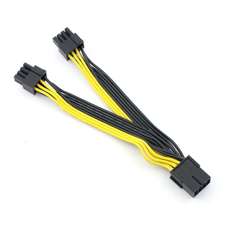 PCIe GPU 8pin на двойной молнии сплиттер Мощность Удлинительный кабель 8 Pin типа папа