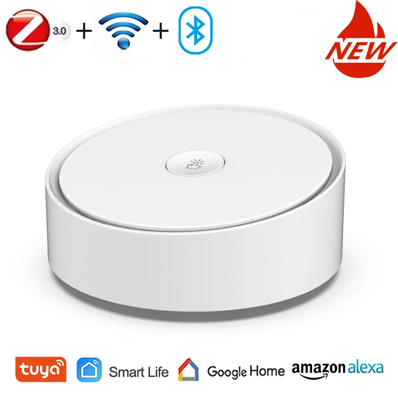 Шлюз Tuya Zigbee многорежимный умный шлюз с Wi Fi BLE сетчатым управлением работает