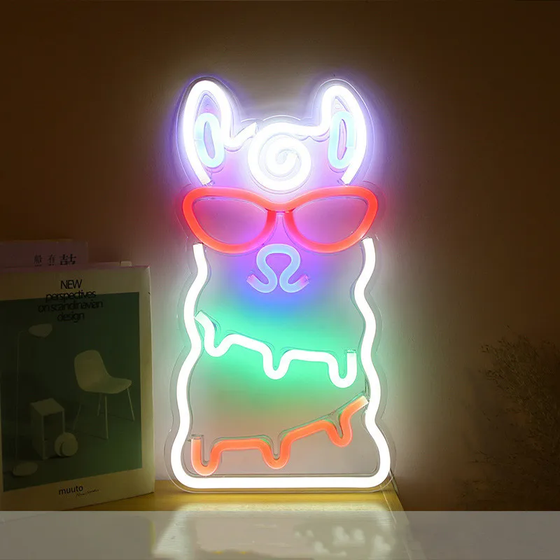 Светодиодный USB неоновая вывеска для организаций и магазинов лампа красочные