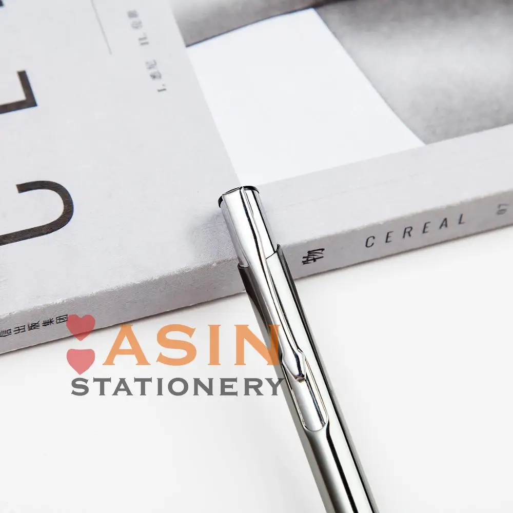 Лидер продаж канцелярские товары рекламная металлическая шариковая ручка с