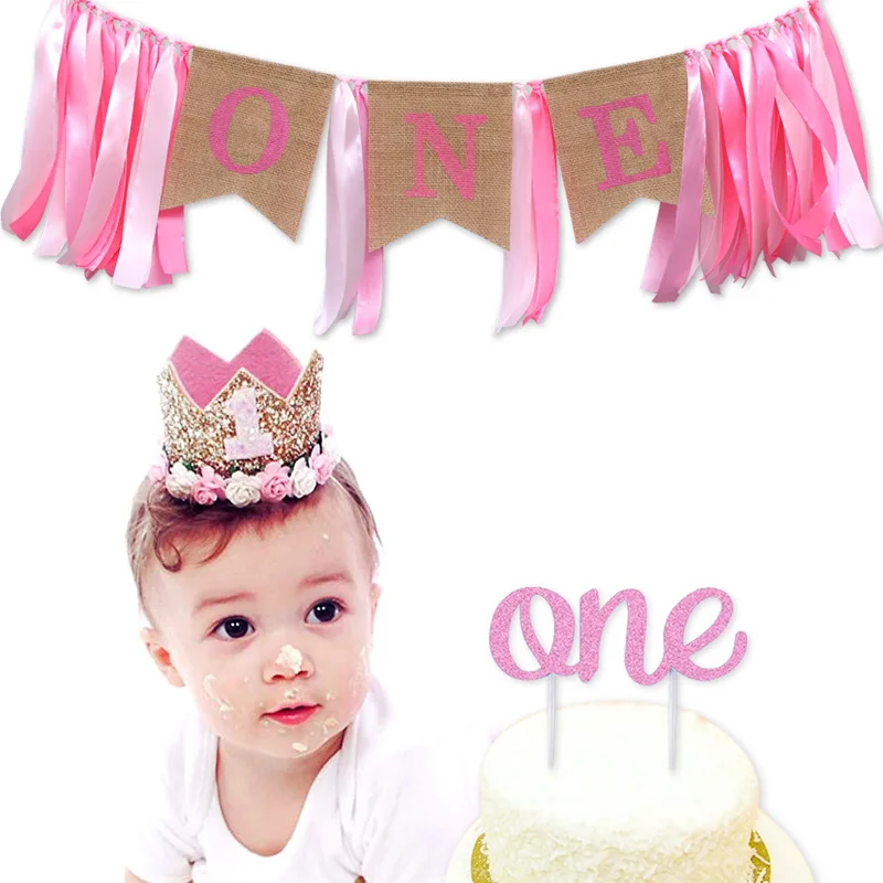 

One Year Birthday Gift Hat Tie 1st Birthday Balloon Kids Happy Birthday Banner 1 One Year First Birthday Ballon Boy Baby Shower