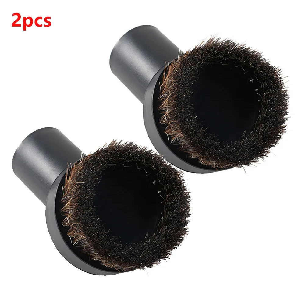 

New 2PC Dusting Brush Horse Hair Tool Henry Hetty James Harry Vacuum Cleaner Round Cleaning Brushes