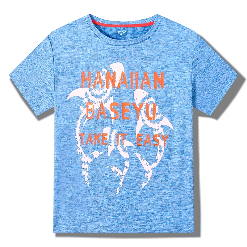 

2 Pieces Brand Summer Sports Children Top Tees Outdoor Fast Drying Elasticity Hygroscopic Anti-UV Boys T-shirts For 120-170cm