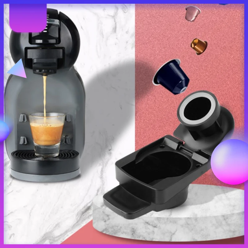 

Адаптер для кофейных капсул Nespresso, держатель для капсул для кофемашины, преобразование кофейных капсул, совместим с Dolce Gusto Kitchen