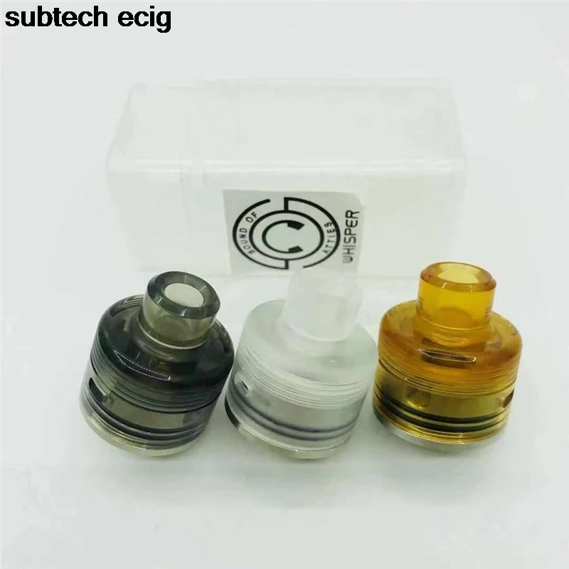 Новинка бак-распылитель SOA Whisper 1 5 RDTA RDA MTL DTL 2 в 316 ss pc pei 22 мм штифт BF нижний