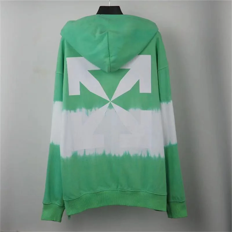 

2021 new European and American fashion trend brand basic graffiti oil painting loose hoodie men and women couple jacket OW