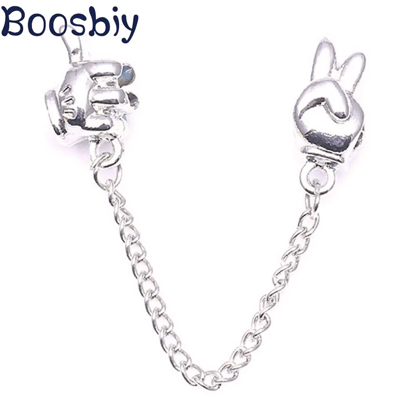 Boosbiy Горячая Продажа Европейская мода животное жеста безопасности цепь подходит